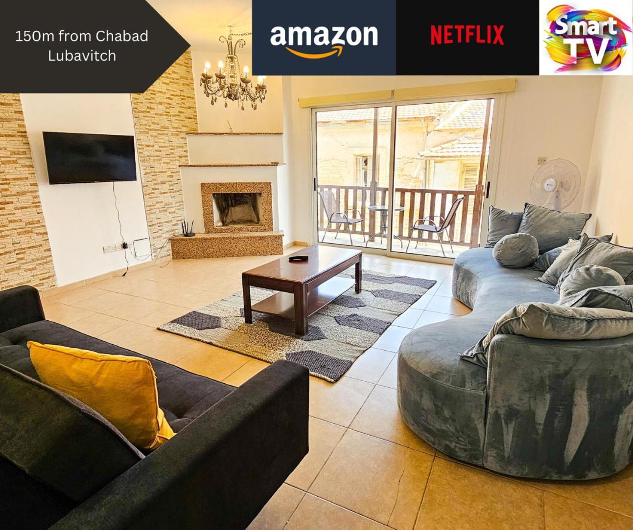 Sky Line City Apartment, 150M From Chabad Lubavitch Λάρνακα Εξωτερικό φωτογραφία